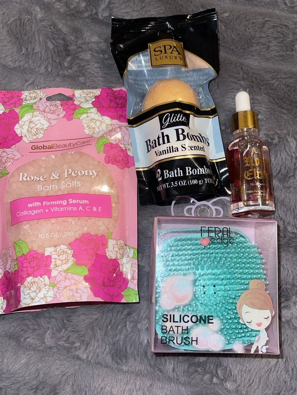 Rose & Peony Bath Salts - Pink Floral Soak